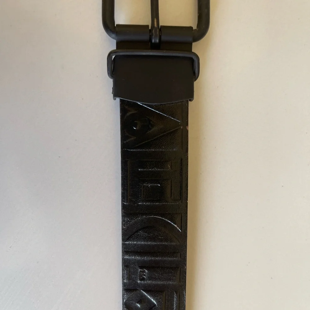 VINTAGE SWATCH Black leather belt, Women’s small - 29-37